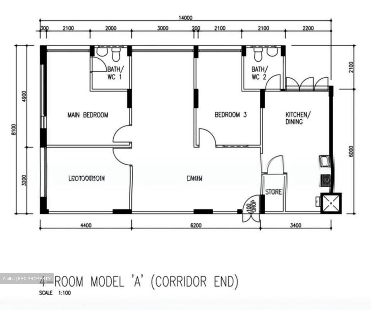 Blk 230 Simei Street 4 (Tampines), HDB 4 Rooms #544097621